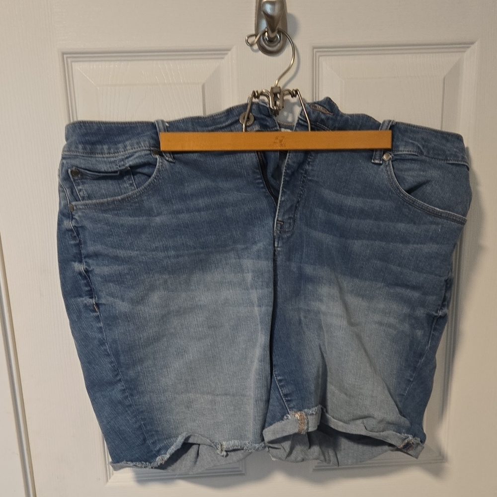 Torrid Light Blue Denim Shorts